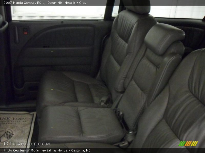 Ocean Mist Metallic / Gray 2007 Honda Odyssey EX-L