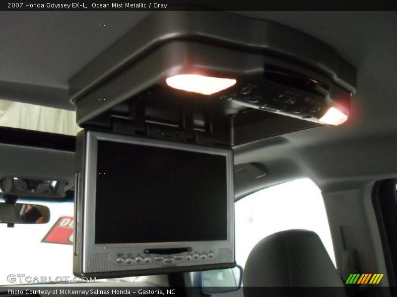 Ocean Mist Metallic / Gray 2007 Honda Odyssey EX-L