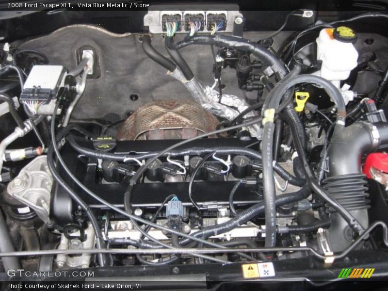 Vista Blue Metallic / Stone 2008 Ford Escape XLT