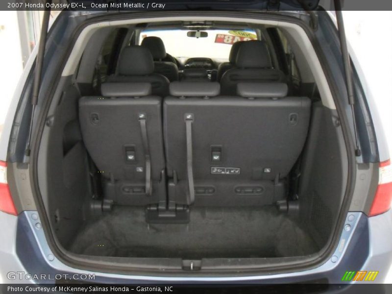 Ocean Mist Metallic / Gray 2007 Honda Odyssey EX-L