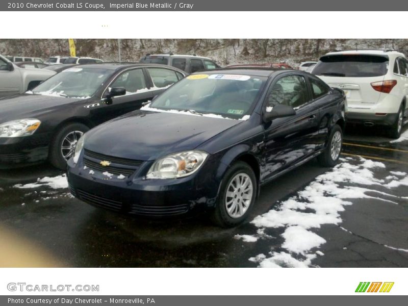 Imperial Blue Metallic / Gray 2010 Chevrolet Cobalt LS Coupe