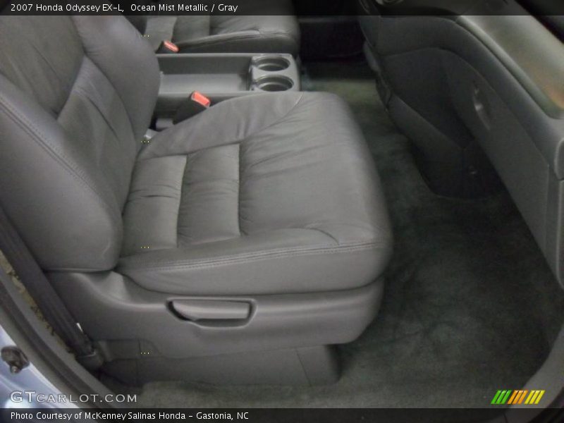Ocean Mist Metallic / Gray 2007 Honda Odyssey EX-L