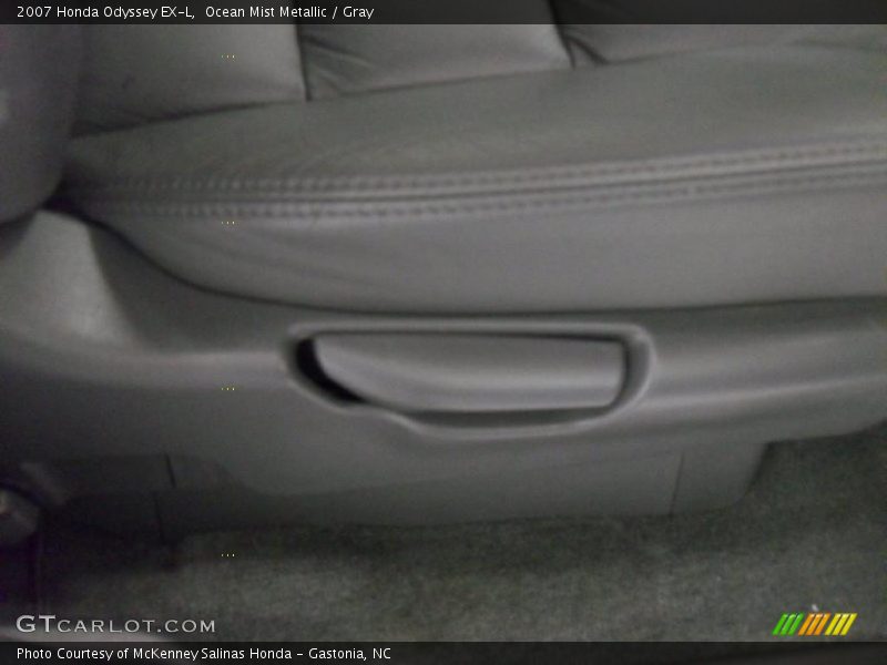 Ocean Mist Metallic / Gray 2007 Honda Odyssey EX-L