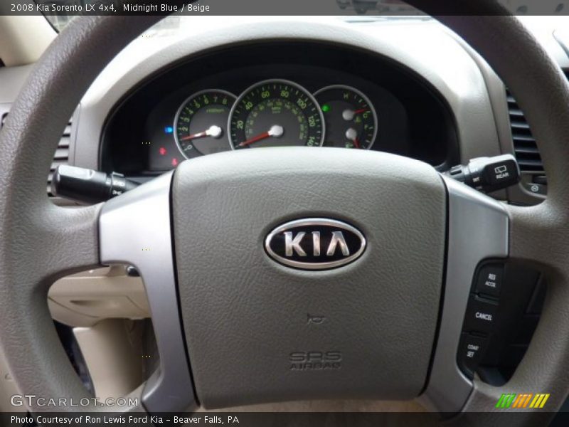Midnight Blue / Beige 2008 Kia Sorento LX 4x4