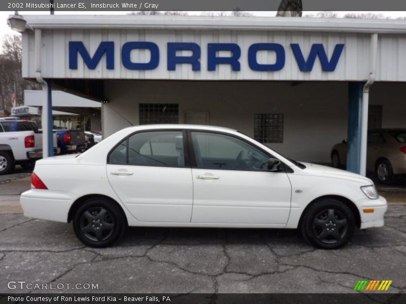 Innsbruck White / Gray 2002 Mitsubishi Lancer ES