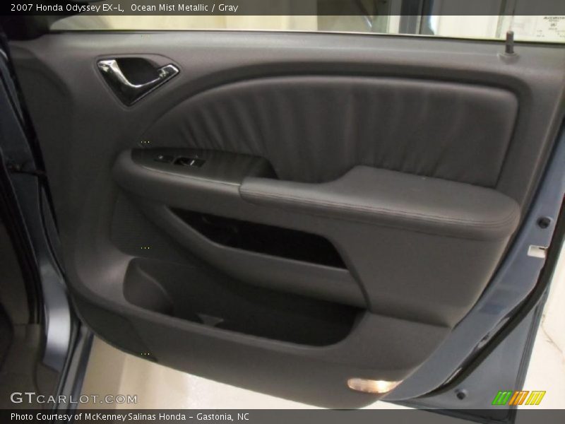 Ocean Mist Metallic / Gray 2007 Honda Odyssey EX-L