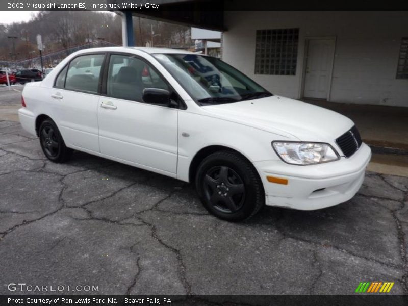 Innsbruck White / Gray 2002 Mitsubishi Lancer ES