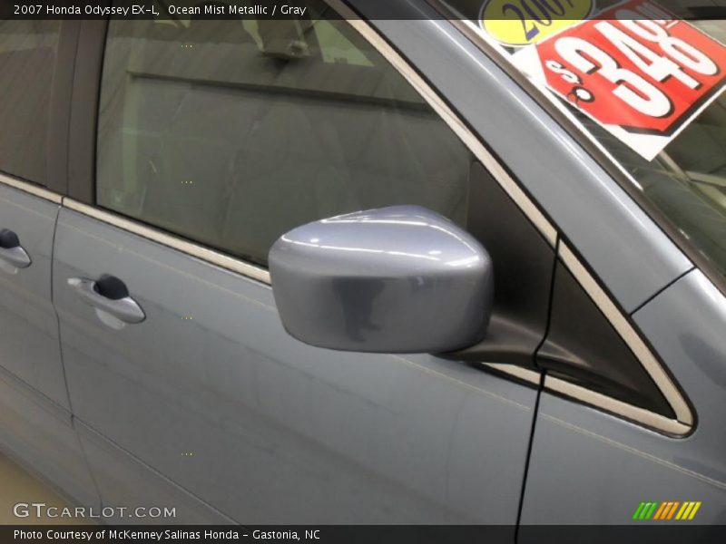 Ocean Mist Metallic / Gray 2007 Honda Odyssey EX-L