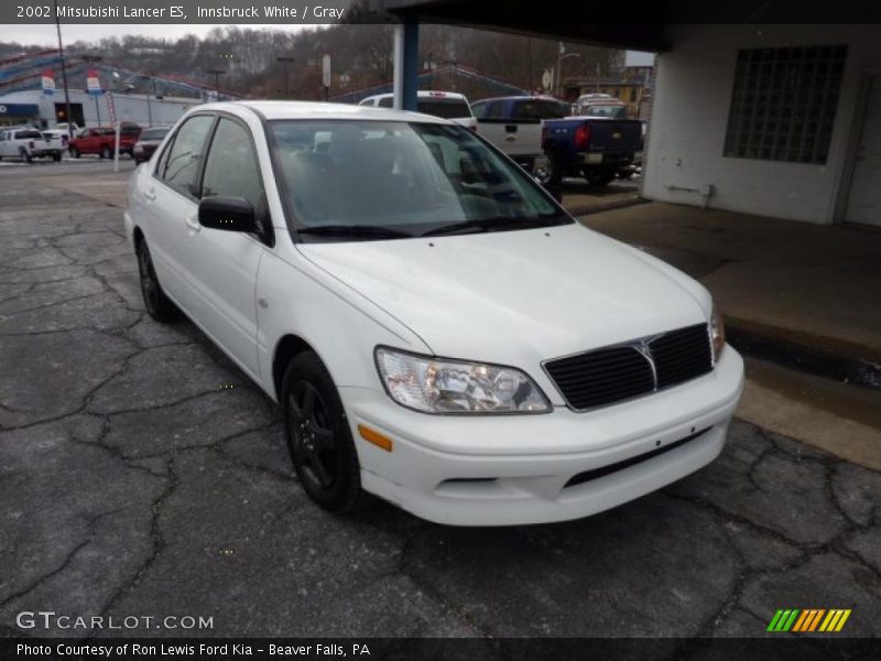 Innsbruck White / Gray 2002 Mitsubishi Lancer ES