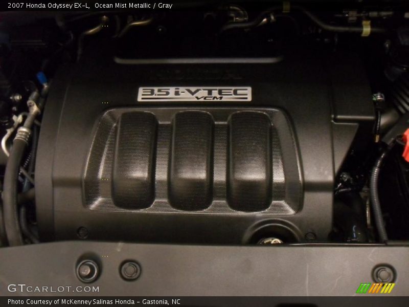 Ocean Mist Metallic / Gray 2007 Honda Odyssey EX-L