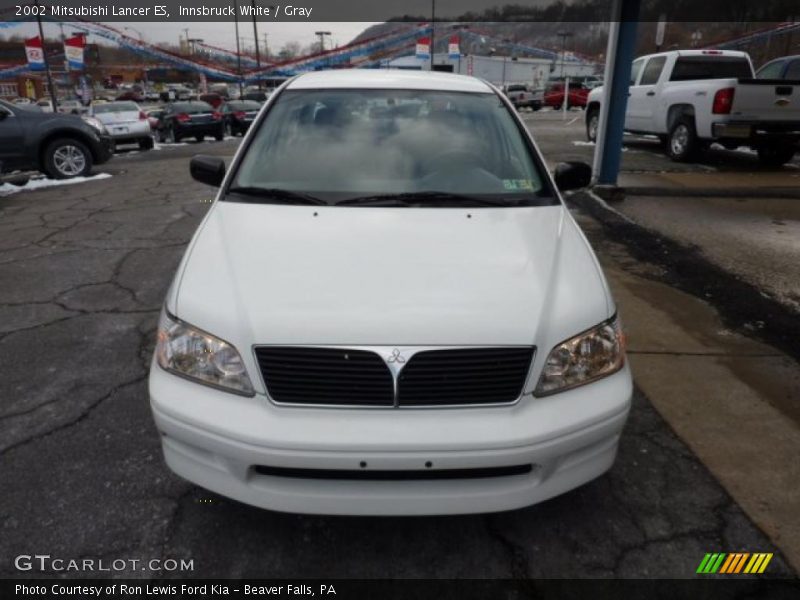 Innsbruck White / Gray 2002 Mitsubishi Lancer ES