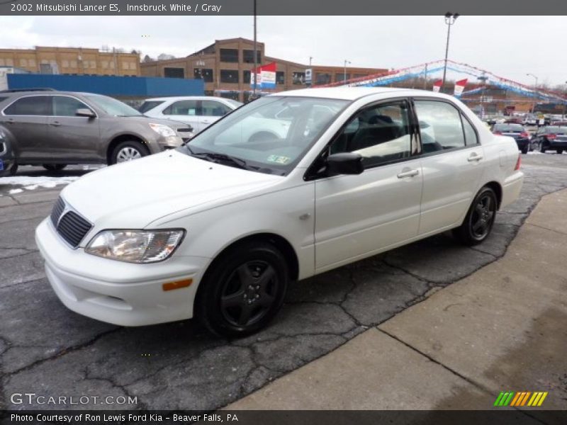 Innsbruck White / Gray 2002 Mitsubishi Lancer ES