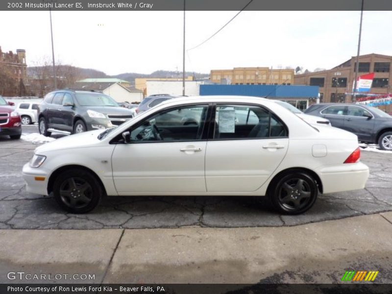 Innsbruck White / Gray 2002 Mitsubishi Lancer ES