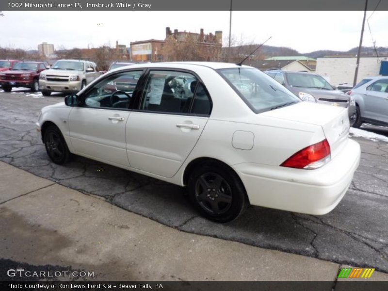 Innsbruck White / Gray 2002 Mitsubishi Lancer ES