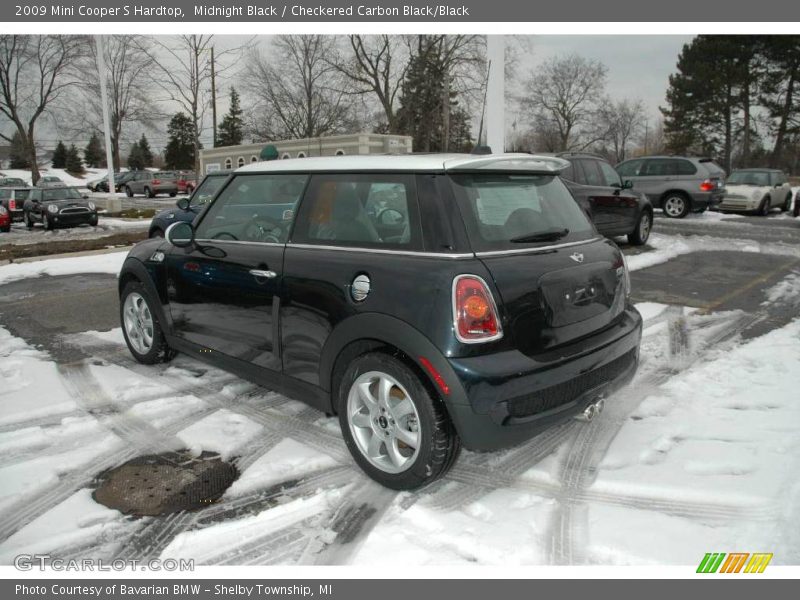 Midnight Black / Checkered Carbon Black/Black 2009 Mini Cooper S Hardtop