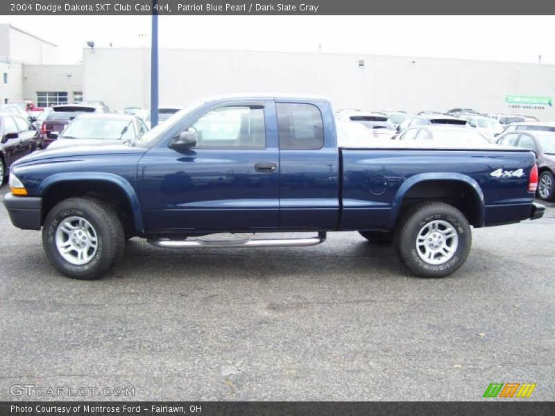 Patriot Blue Pearl / Dark Slate Gray 2004 Dodge Dakota SXT Club Cab 4x4