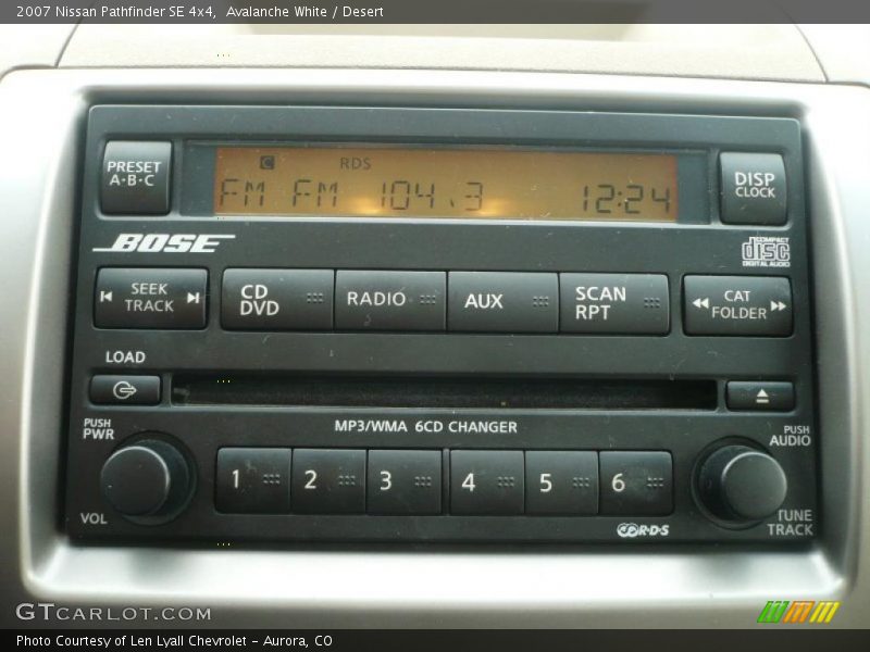 Avalanche White / Desert 2007 Nissan Pathfinder SE 4x4