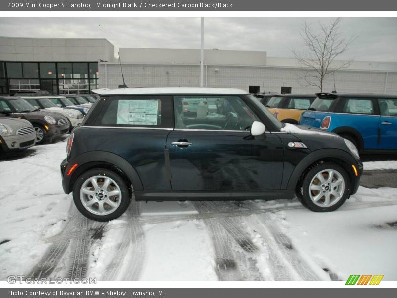 Midnight Black / Checkered Carbon Black/Black 2009 Mini Cooper S Hardtop