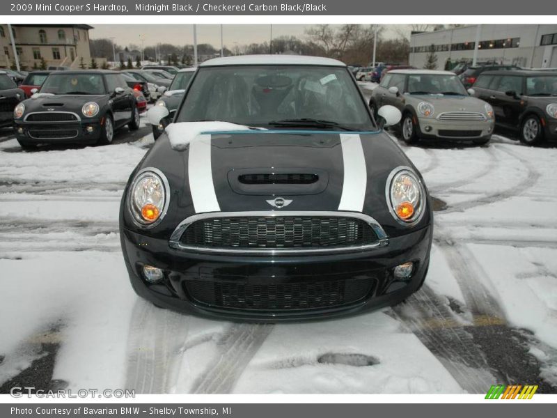Midnight Black / Checkered Carbon Black/Black 2009 Mini Cooper S Hardtop
