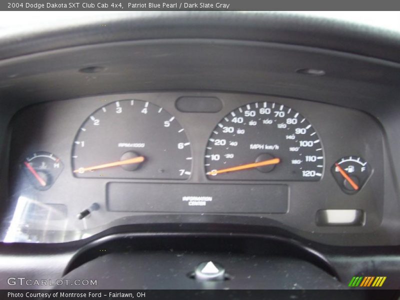 Patriot Blue Pearl / Dark Slate Gray 2004 Dodge Dakota SXT Club Cab 4x4