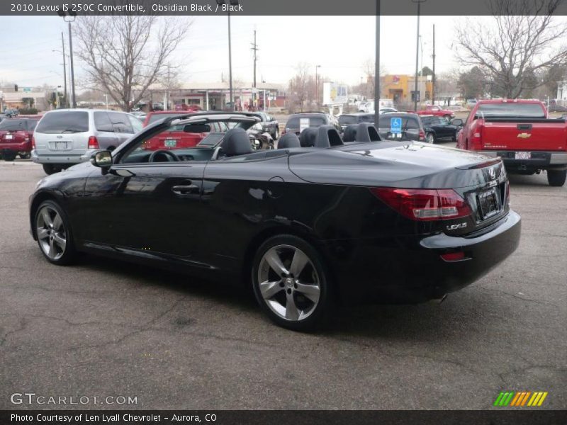 Obsidian Black / Black 2010 Lexus IS 250C Convertible