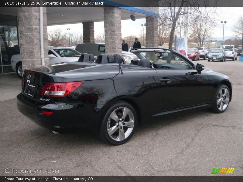 Obsidian Black / Black 2010 Lexus IS 250C Convertible