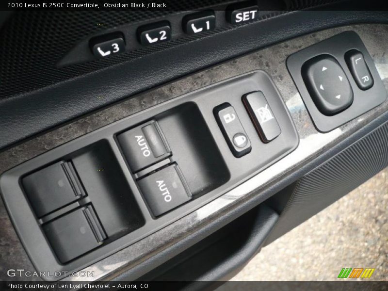 Obsidian Black / Black 2010 Lexus IS 250C Convertible
