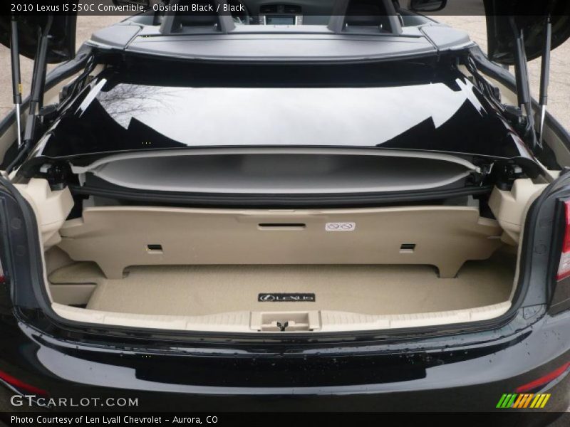 Obsidian Black / Black 2010 Lexus IS 250C Convertible