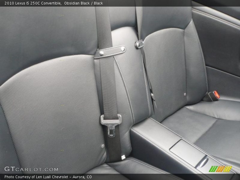 Obsidian Black / Black 2010 Lexus IS 250C Convertible