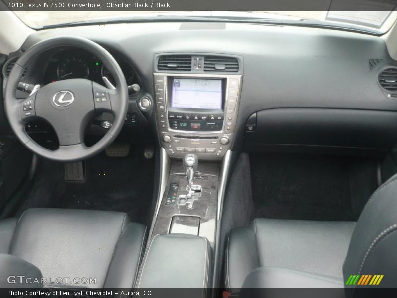  2010 IS 250C Convertible Black Interior