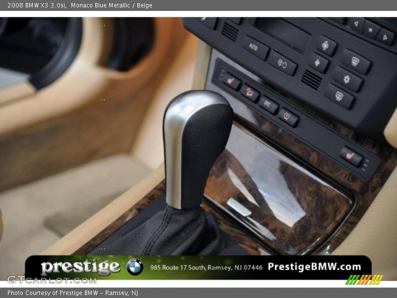 Monaco Blue Metallic / Beige 2008 BMW X3 3.0si