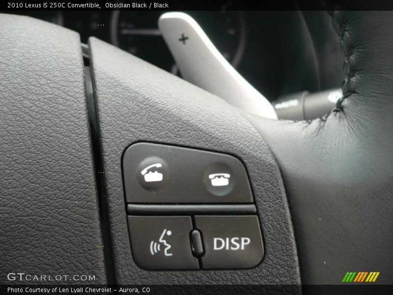 Obsidian Black / Black 2010 Lexus IS 250C Convertible