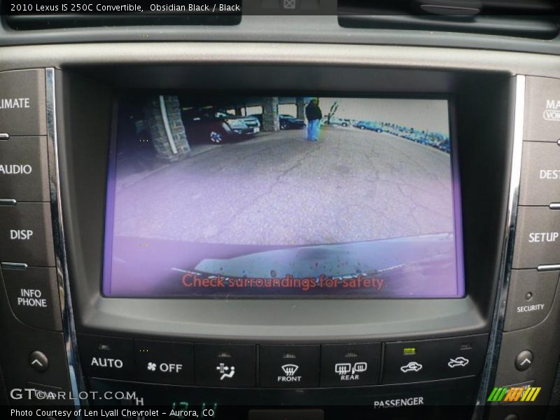 Obsidian Black / Black 2010 Lexus IS 250C Convertible