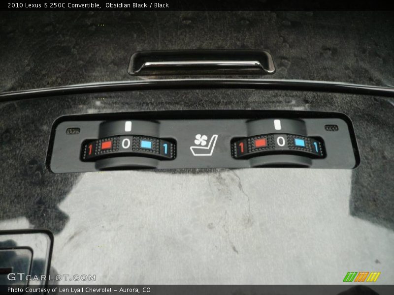 Controls of 2010 IS 250C Convertible