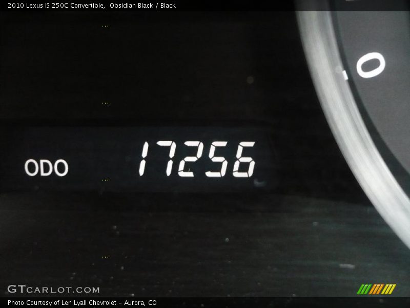 Obsidian Black / Black 2010 Lexus IS 250C Convertible