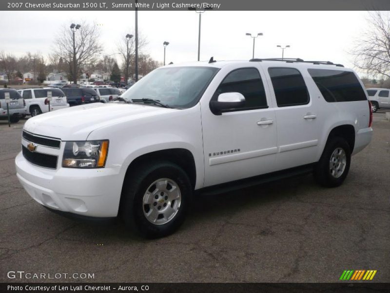 Summit White / Light Cashmere/Ebony 2007 Chevrolet Suburban 1500 LT