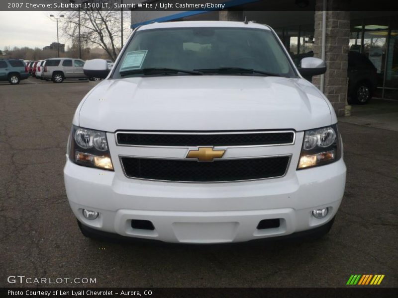 Summit White / Light Cashmere/Ebony 2007 Chevrolet Suburban 1500 LT