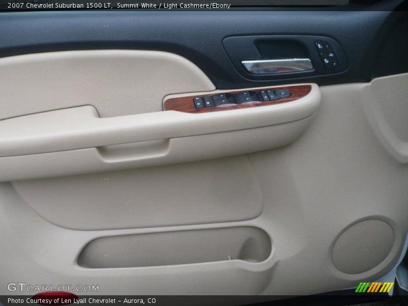 Summit White / Light Cashmere/Ebony 2007 Chevrolet Suburban 1500 LT