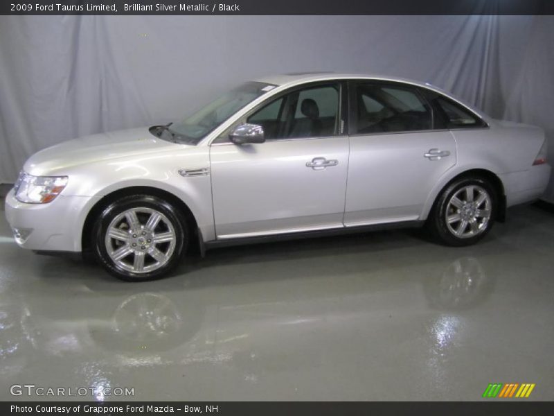 Brilliant Silver Metallic / Black 2009 Ford Taurus Limited