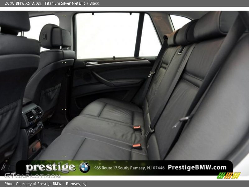 Titanium Silver Metallic / Black 2008 BMW X5 3.0si