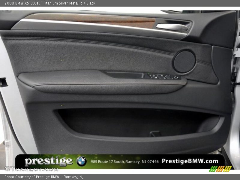 Titanium Silver Metallic / Black 2008 BMW X5 3.0si