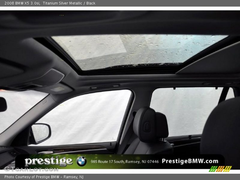 Titanium Silver Metallic / Black 2008 BMW X5 3.0si