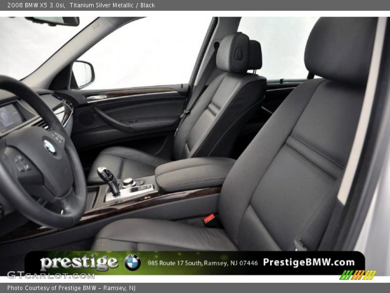 Titanium Silver Metallic / Black 2008 BMW X5 3.0si