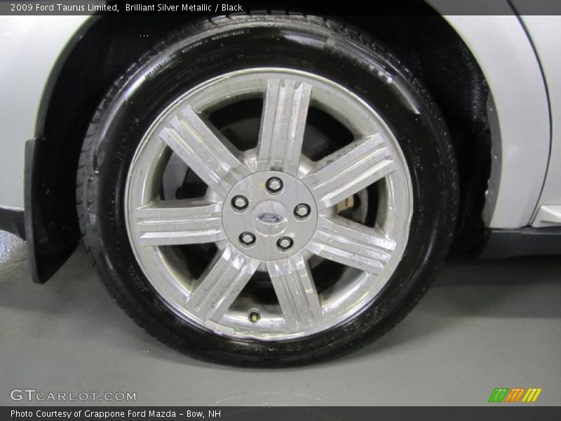 Brilliant Silver Metallic / Black 2009 Ford Taurus Limited
