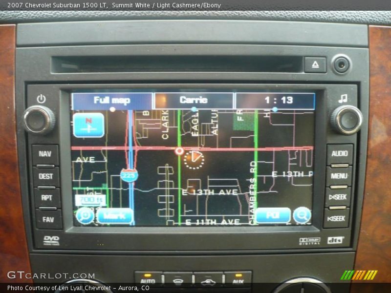 Navigation of 2007 Suburban 1500 LT