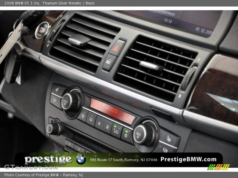 Titanium Silver Metallic / Black 2008 BMW X5 3.0si