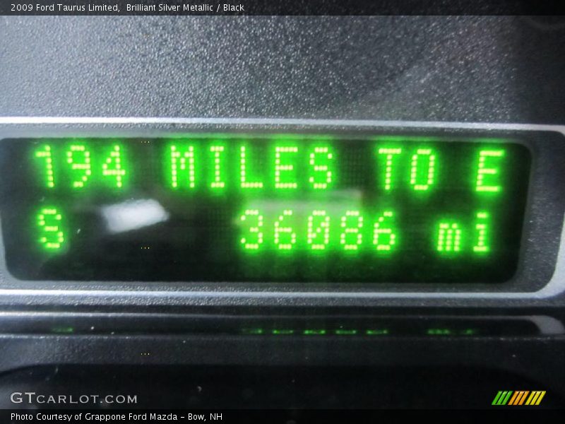 Brilliant Silver Metallic / Black 2009 Ford Taurus Limited