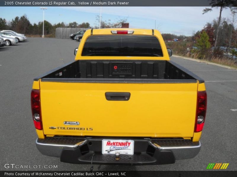 Yellow / Medium Dark Pewter 2005 Chevrolet Colorado LS Regular Cab