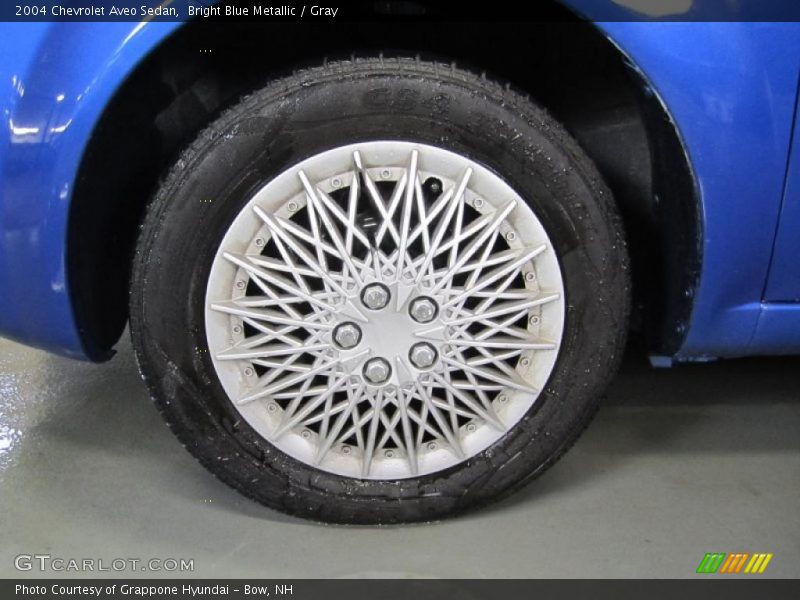Bright Blue Metallic / Gray 2004 Chevrolet Aveo Sedan
