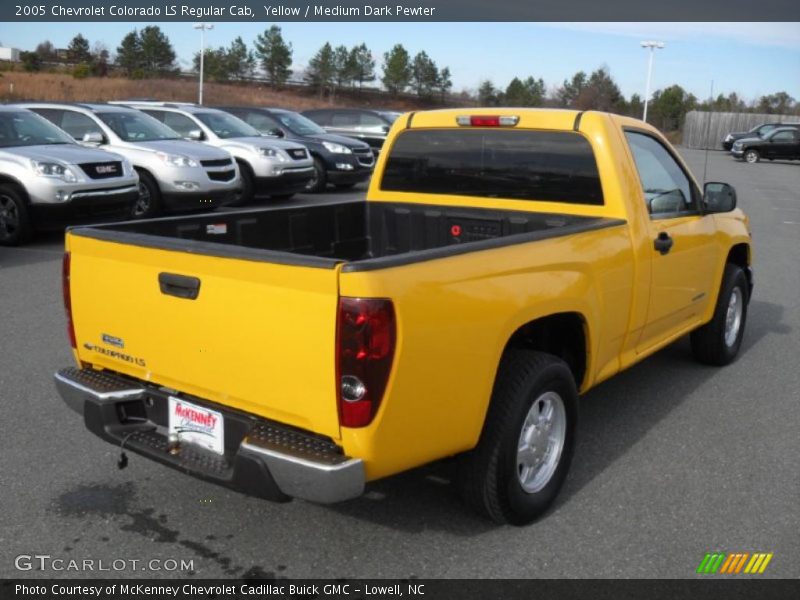 Yellow / Medium Dark Pewter 2005 Chevrolet Colorado LS Regular Cab